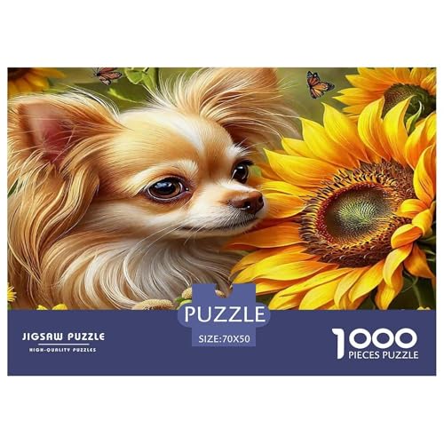 Chihuahua1000Teile PuzzlesTierhund Für Erwachsene Und Kinder Ab 14 Jahren Familienspiele Herausforderndes Für Dekorative Geschenke70x50cm/1000pcs Chihuahua1000Teile PuzzlesTierhund Für Erwachsene Und Kinder Ab 14 Jahren Familienspiele Herausforderndes Für Dekorative Geschenke70x50cm/1000pcs von TFEDACVSS