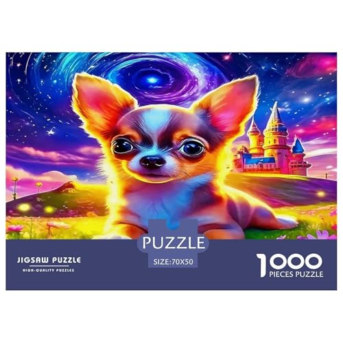 Chihuahua1000Teile Schwierigesgroßes Puzzle Tierhund Für Erwachsene Pädagogisches StressabbauSpielzeug Denksport Für Dekorative Geschenke70x50cm/1000pcs Chihuahua1000Teile Schwierigesgroßes Puzzle Tierhund Für Erwachsene Pädagogisches StressabbauSpielzeug Denksport Für Dekorative Geschenke70x50cm/1000pcs von TFEDACVSS