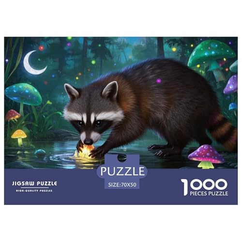 Coon1000Teile PuzzlesTiere Für Erwachsene Und Kinder Ab 14 Jahren Familienspiele Herausforderndes Für DekoRatteive Geschenke70x50cm/1000pcs Coon1000Teile PuzzlesTiere Für Erwachsene Und Kinder Ab 14 Jahren Familienspiele Herausforderndes Für DekoRatteive Geschenke70x50cm/1000pcs von TFEDACVSS