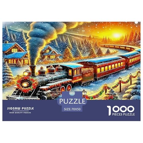 Dampfzug1000Stück BuntePuzzles Dampfzug Für Erwachsene Und Kinder Ab 14 Jahren Pädagogisches StressabbauSpielzeug Denksport Moderne Porträts70x50cm/1000pcs von TFEDACVSS