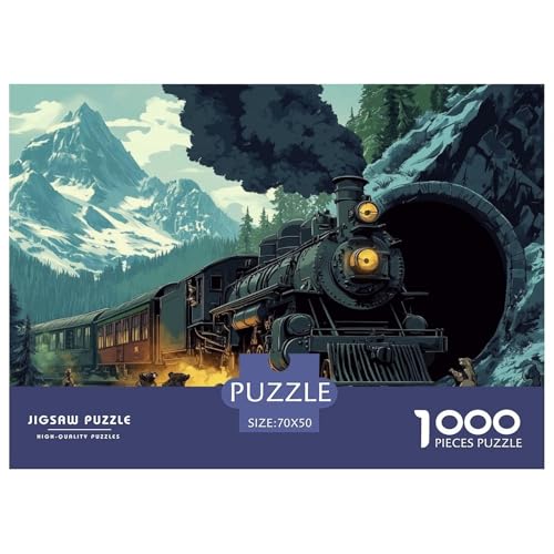 Dampfzug1000Teile PuzzlesFahrzeug Für Erwachsene Und Kinder Ab 14 Jahren Familienspiele Herausforderndes Für DekoRatteive Geschenke70x50cm/1000pcs Dampfzug1000Teile PuzzlesFahrzeug Für Erwachsene Und Kinder Ab 14 Jahren Familienspiele Herausforderndes Für DekoRatteive Geschenke70x50cm/1000pcs von TFEDACVSS