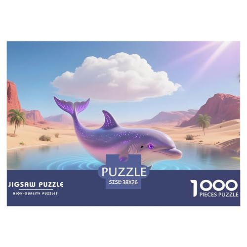 Delphin1000Teile Schwierigesgroßes Puzzle Wildtiere Für Erwachsene Einzigartige Spielzeug SchwerStressabbau Für DekoRatteive Geschenke38x26cm/1000pcs Delphin1000Teile Schwierigesgroßes Puzzle Wildtiere Für Erwachsene Einzigartige Spielzeug SchwerStressabbau Für DekoRatteive Geschenke38x26cm/1000pcs von TFEDACVSS