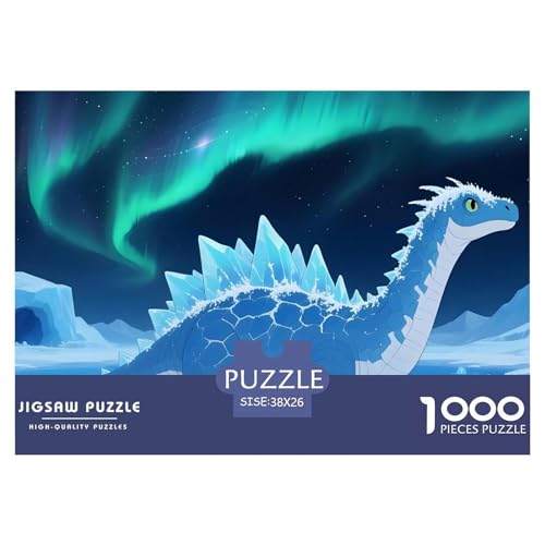 Dinosaurier1000Teile BuntePuzzles Wildtiere Für Erwachsene Kinder Einzigartige Spielzeug SchwerStressabbau Für DekoRatteive Geschenke38x26cm/1000pcs von TFEDACVSS