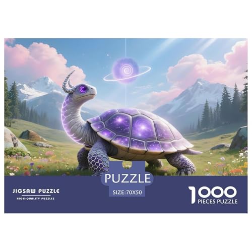 Drachen Turtle1000Teile BuntePuzzles Wildtiere Für Erwachsene Und Kinder Ab 14 Jahren Familienspiele Denksport Moderne Porträts70x50cm/1000pcs von TFEDACVSS
