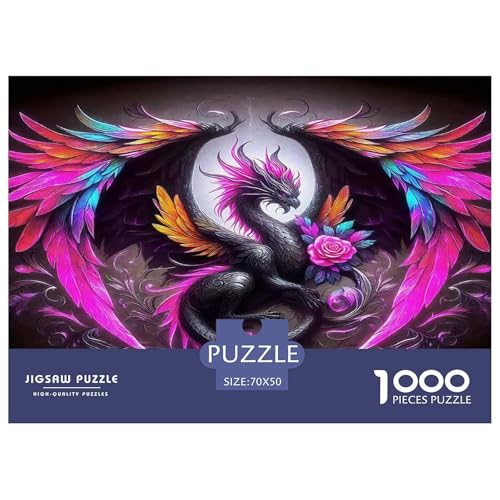 Drachen1000Stück BuntePuzzles Mythical Drachen Für Erwachsene Und Kinder Ab 14 Jahren Familienspiele Denksport Moderne Porträts70x50cm/1000pcs Drachen1000Stück BuntePuzzles Mythical Drachen Für Erwachsene Und Kinder Ab 14 Jahren Familienspiele Denksport Moderne Porträts70x50cm/1000pcs von TFEDACVSS