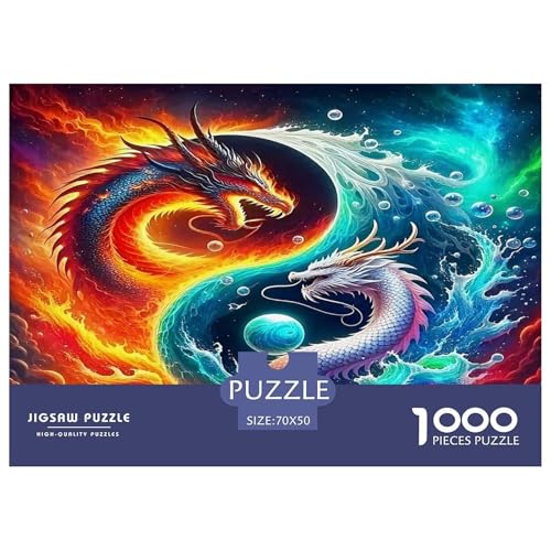Drachen1000Teile BuntePuzzles Mythical Drachen Für Erwachsene Kinder Pädagogisches StressabbauSpielzeug Herausforderndes Für Dekorative Geschenke70x50cm/1000pcs Drachen1000Teile BuntePuzzles Mythical Drachen Für Erwachsene Kinder Pädagogisches StressabbauSpielzeug Herausforderndes Für Dekorative Geschenke70x50cm/1000pcs von TFEDACVSS