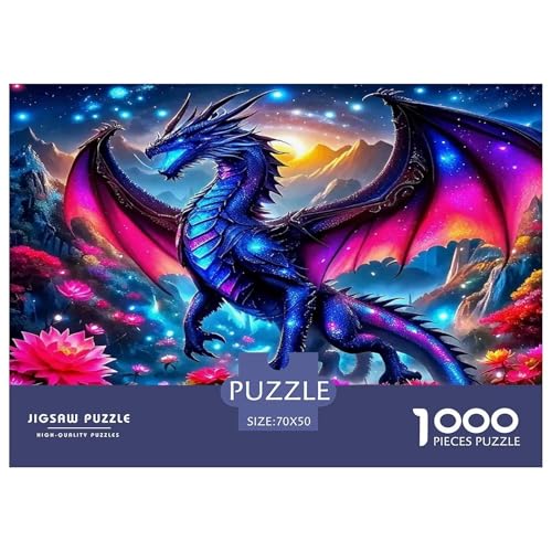 Drachen1000Teile PuzzlesMythical Drachen Für Erwachsene Und Kinder Ab 14 Jahren Familienspiele Herausforderndes Für Dekorative Geschenke70x50cm/1000pcs Drachen1000Teile PuzzlesMythical Drachen Für Erwachsene Und Kinder Ab 14 Jahren Familienspiele Herausforderndes Für Dekorative Geschenke70x50cm/1000pcs von TFEDACVSS