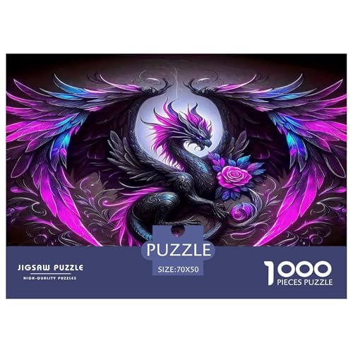 Drachen1000Teile PuzzlesMythical Drachen Für Erwachsene Und Kinder Ab 14 Jahren Pädagogisches StressabbauSpielzeug Denksport Für Dekorative Geschenke70x50cm/1000pcs Drachen1000Teile PuzzlesMythical Drachen Für Erwachsene Und Kinder Ab 14 Jahren Pädagogisches StressabbauSpielzeug Denksport Für Dekorative Geschenke70x50cm/1000pcs von TFEDACVSS