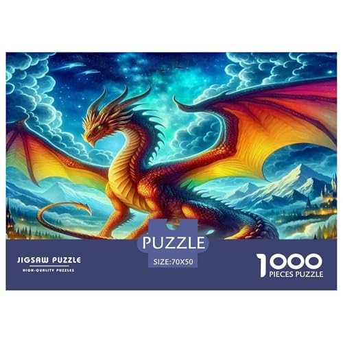Drachen1000Teile PuzzlesMythical Drachen Für Erwachsene Und Kinder Ab 14 Jahren Pädagogisches StressabbauSpielzeug Herausforderndes Moderne Porträts70x50cm/1000pcs Drachen1000Teile PuzzlesMythical Drachen Für Erwachsene Und Kinder Ab 14 Jahren Pädagogisches StressabbauSpielzeug Herausforderndes Moderne Porträts70x50cm/1000pcs von TFEDACVSS