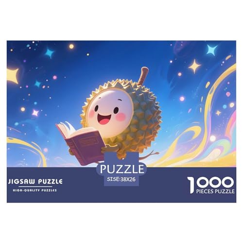 Durian1000Teile PuzzlesFrüchte Für Erwachsene Und Kinder Ab 14 Jahren Einzigartige Spielzeug Herausforderndes Moderne Porträts38x26cm/1000pcs von TFEDACVSS