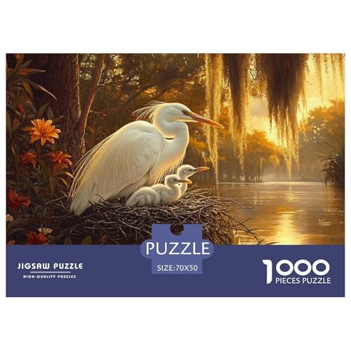 Egret1000Teile PuzzlesTiere Für Erwachsene Und Kinder Ab 14 Jahren Familienspiele Herausforderndes Für DekoRatteive Geschenke70x50cm/1000pcs Egret1000Teile PuzzlesTiere Für Erwachsene Und Kinder Ab 14 Jahren Familienspiele Herausforderndes Für DekoRatteive Geschenke70x50cm/1000pcs von TFEDACVSS
