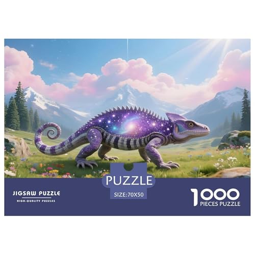 Eidechse1000Teile PuzzlesWildtiere Für Erwachsene Und Kinder Ab 14 Jahren Familienspiele Herausforderndes Für DekoRatteive Geschenke70x50cm/1000pcs Eidechse1000Teile PuzzlesWildtiere Für Erwachsene Und Kinder Ab 14 Jahren Familienspiele Herausforderndes Für DekoRatteive Geschenke70x50cm/1000pcs von TFEDACVSS