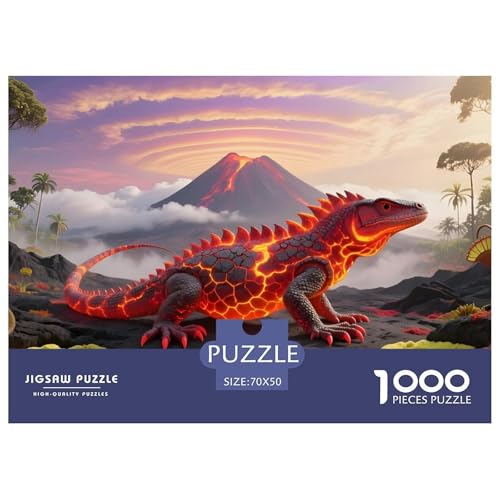 Eidechse1000Teile PuzzlesWildtiere Für Erwachsene Und Kinder Ab 14 Jahren Familienspiele Herausforderndes Für DekoRatteive Geschenke70x50cm/1000pcs Eidechse1000Teile PuzzlesWildtiere Für Erwachsene Und Kinder Ab 14 Jahren Familienspiele Herausforderndes Für DekoRatteive Geschenke70x50cm/1000pcs von TFEDACVSS