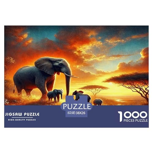 Elefanten1000Teile BuntePuzzles Wildtiere Für Erwachsene Kinder Einzigartige Spielzeug SchwerStressabbau Für Dekorative Geschenke38x26cm/1000pcs Elefanten1000Teile BuntePuzzles Wildtiere Für Erwachsene Kinder Einzigartige Spielzeug SchwerStressabbau Für Dekorative Geschenke38x26cm/1000pcs von TFEDACVSS