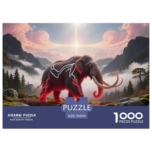 Elefanten1000Teile PuzzlesWildtiere Für Erwachsene Und Kinder Ab 14 Jahren Familienspiele Herausfordernde Für DekoRatteive Geschenke70x50cm/1000pcs Elefanten1000Teile PuzzlesWildtiere Für Erwachsene Und Kinder Ab 14 Jahren Familienspiele Herausfordernde Für DekoRatteive Geschenke70x50cm/1000pcs von TFEDACVSS