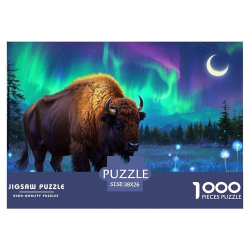 Europäischer Bison1000Stück Schwierigesgroßes Puzzle Tiere Für Erwachsene Kinder Einzigartige Spielzeug Herausforderndes Für DekoRatteive Geschenke38x26cm/1000pcs Europäischer Bison1000Stück Schwierigesgroßes Puzzle Tiere Für Erwachsene Kinder Einzigartige Spielzeug Herausforderndes Für DekoRatteive Geschenke38x26cm/1000pcs von TFEDACVSS