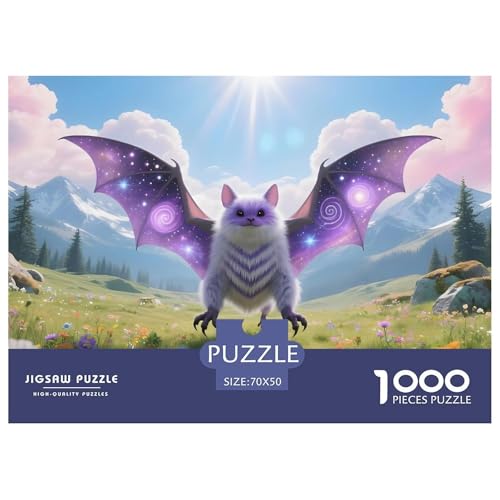 Fledermaus1000Teile PuzzlesWildtiere Für Erwachsene Einzigartige Spielzeug Herausfordernde Moderne Porträts70x50cm/1000pcs von TFEDACVSS