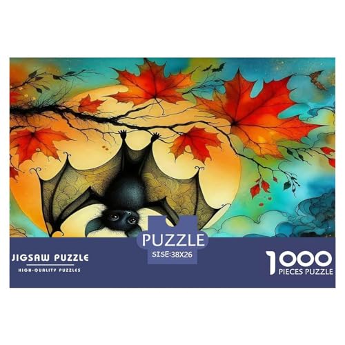 Fledermaus1000Teile Schwierigesgroßes Puzzle Tiere Fledermaus Für Erwachsene Und Kinder Ab 14 Jahren Familienspiele Herausforderndes Moderne Porträts38x26cm/1000pcs Fledermaus1000Teile Schwierigesgroßes Puzzle Tiere Fledermaus Für Erwachsene Und Kinder Ab 14 Jahren Familienspiele Herausforderndes Moderne Porträts38x26cm/1000pcs von TFEDACVSS