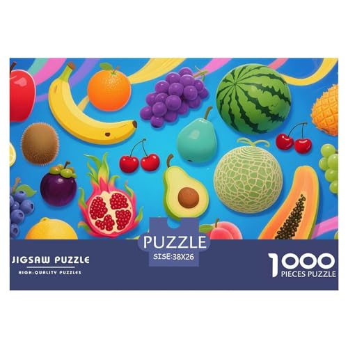 Früchte1000Teile PuzzlesVarious Früchtes Für Erwachsene Und Kinder Ab 14 Jahren Pädagogisches StressabbauSpielzeug Denksport Moderne Porträts38x26cm/1000pcs von TFEDACVSS