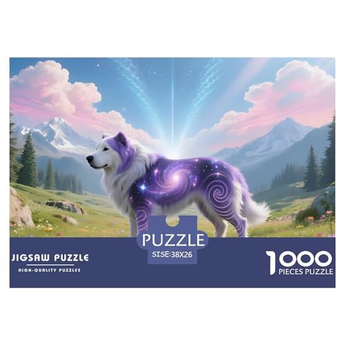 Großer Hund1000Teile PuzzlesWildtiere Für Erwachsene Und Kinder Ab 14 Jahren Familienspiele Denksport Für Dekorative Geschenke38x26cm/1000pcs von TFEDACVSS