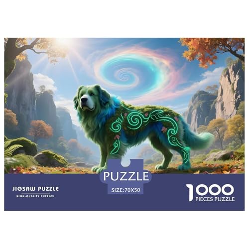 Großer Hund1000Teile PuzzlesWildtiere Für Erwachsene Und Kinder Ab 14 Jahren Familienspiele Denksport Moderne Porträts70x50cm/1000pcs von TFEDACVSS