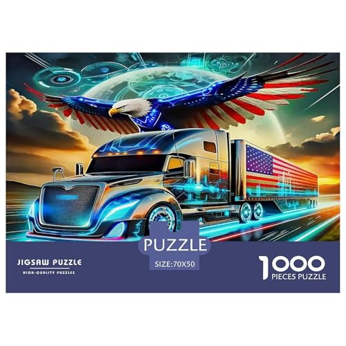 Großer LKW1000Stück Puzzle Auto Für Erwachsene Und Kinder Ab 14 Jahren Einzigartige Spielzeug Herausfordernde Für Dekorative Geschenke70x50cm/1000pcs Großer LKW1000Stück Puzzle Auto Für Erwachsene Und Kinder Ab 14 Jahren Einzigartige Spielzeug Herausfordernde Für Dekorative Geschenke70x50cm/1000pcs von TFEDACVSS
