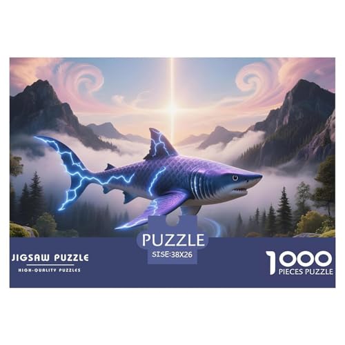 Hai1000Stück Puzzle Wildtiere Für Erwachsene Und Kinder Ab 14 Jahren Familienspiele Herausforderndes Moderne Porträts38x26cm/1000pcs von TFEDACVSS