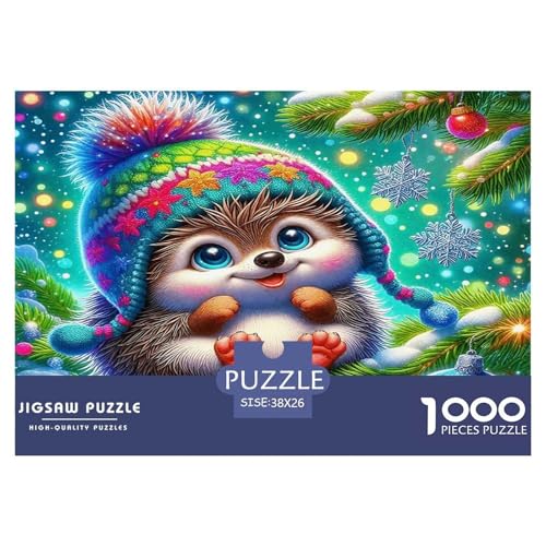 Hedgehog1000Teile BuntePuzzles Wildtiere Für Erwachsene Kinder Einzigartige Spielzeug SchwerStressabbau Für Dekorative Geschenke38x26cm/1000pcs Hedgehog1000Teile BuntePuzzles Wildtiere Für Erwachsene Kinder Einzigartige Spielzeug SchwerStressabbau Für Dekorative Geschenke38x26cm/1000pcs von TFEDACVSS