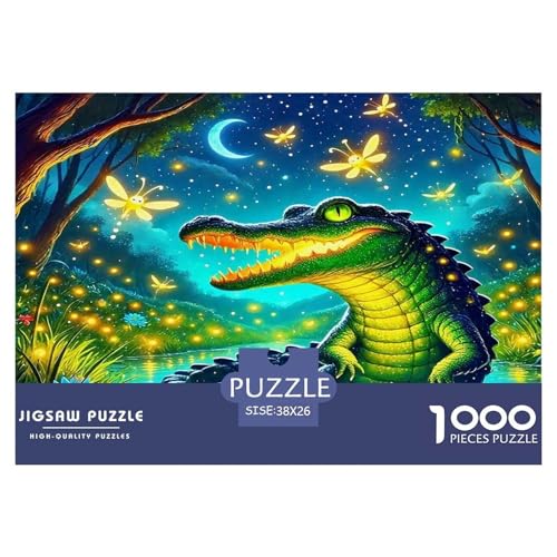 Krokodil1000Teile Schwierigesgroßes Puzzle Wildtiere Für Erwachsene Einzigartige Spielzeug SchwerStressabbau Für Dekorative Geschenke38x26cm/1000pcs Krokodil1000Teile Schwierigesgroßes Puzzle Wildtiere Für Erwachsene Einzigartige Spielzeug SchwerStressabbau Für Dekorative Geschenke38x26cm/1000pcs von TFEDACVSS