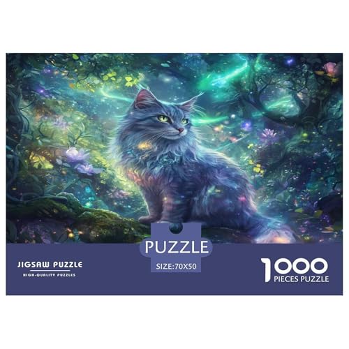 Künstlerische Katze1000Teile BuntePuzzles Tier Für Erwachsene Und Kinder Ab 14 Jahren Einzigartige Spielzeug Herausforderndes Für Dekorative Geschenke70x50cm/1000pcs Künstlerische Katze1000Teile BuntePuzzles Tier Für Erwachsene Und Kinder Ab 14 Jahren Einzigartige Spielzeug Herausforderndes Für Dekorative Geschenke70x50cm/1000pcs von TFEDACVSS