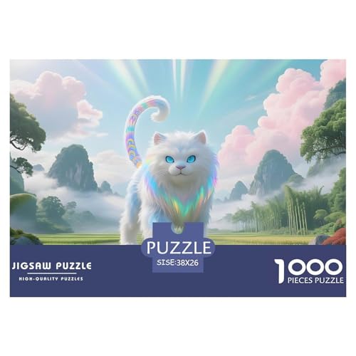 Löwen1000Teile BuntePuzzles Wildtiere Für Erwachsene Kinder Einzigartige Spielzeug SchwerStressabbau Für DekoRatteive Geschenke38x26cm/1000pcs von TFEDACVSS