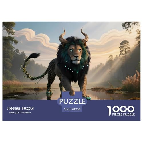 Löwen1000Teile PuzzlesWildtiere Für Erwachsene Und Kinder Ab 14 Jahren Familienspiele Herausforderndes Für DekoRatteive Geschenke70x50cm/1000pcs Löwen1000Teile PuzzlesWildtiere Für Erwachsene Und Kinder Ab 14 Jahren Familienspiele Herausforderndes Für DekoRatteive Geschenke70x50cm/1000pcs von TFEDACVSS