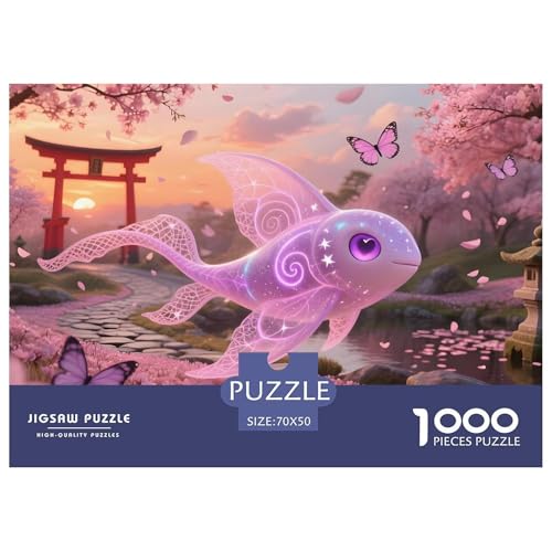 Manta Ray1000Teile Schwierigesgroßes Puzzle Wildtiere Für Erwachsene Und Kinder Ab 14 Jahren Familienspiele Denksport Für DekoRatteive Geschenke70x50cm/1000pcs von TFEDACVSS