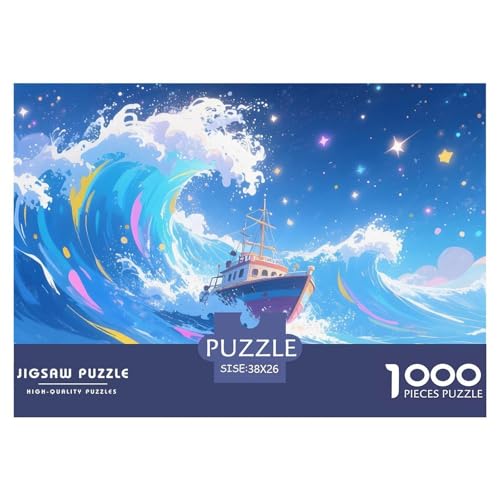 Meer1000Teile PuzzlesBoot Für Erwachsene Und Kinder Ab 14 Jahren Einzigartige Spielzeug Herausforderndes Moderne Porträts38x26cm/1000pcs von TFEDACVSS