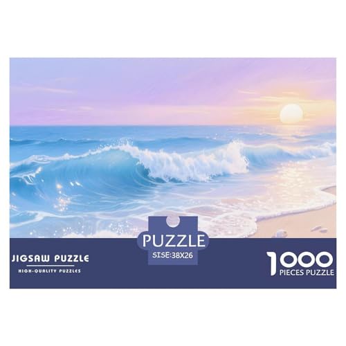 Meer1000Teile PuzzlesWelle Für Erwachsene Einzigartige Spielzeug Denksport Für Dekorative Geschenke38x26cm/1000pcs von TFEDACVSS