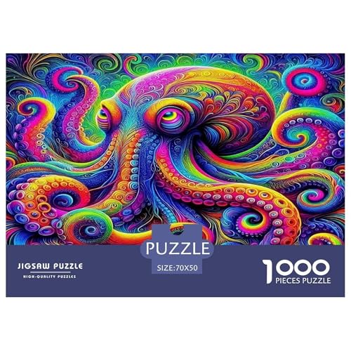 Octopus1000Stück Schwierigesgroßes Puzzle Tiere Octopus Für Erwachsene Kinder Pädagogisches StressabbauSpielzeug Denksport Moderne Porträts70x50cm/1000pcs Octopus1000Stück Schwierigesgroßes Puzzle Tiere Octopus Für Erwachsene Kinder Pädagogisches StressabbauSpielzeug Denksport Moderne Porträts70x50cm/1000pcs von TFEDACVSS