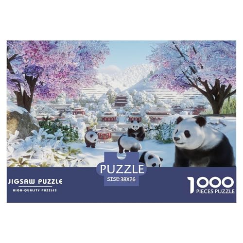 Panda1000Teile Schwierigesgroßes Puzzle Tiere Für Erwachsene Einzigartige Spielzeug SchwerStressabbau Für DekoRatteive Geschenke38x26cm/1000pcs Panda1000Teile Schwierigesgroßes Puzzle Tiere Für Erwachsene Einzigartige Spielzeug SchwerStressabbau Für DekoRatteive Geschenke38x26cm/1000pcs von TFEDACVSS