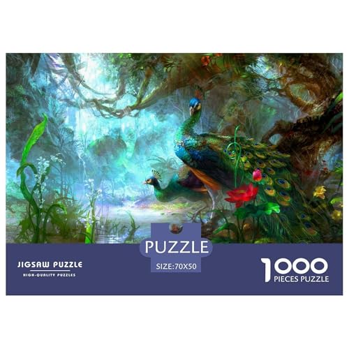 Pfauen1000Stück BuntePuzzles Tiere Für Erwachsene Und Kinder Ab 14 Jahren Einzigartige Spielzeug Denksport Moderne Porträts70x50cm/1000pcs Pfauen1000Stück BuntePuzzles Tiere Für Erwachsene Und Kinder Ab 14 Jahren Einzigartige Spielzeug Denksport Moderne Porträts70x50cm/1000pcs von TFEDACVSS