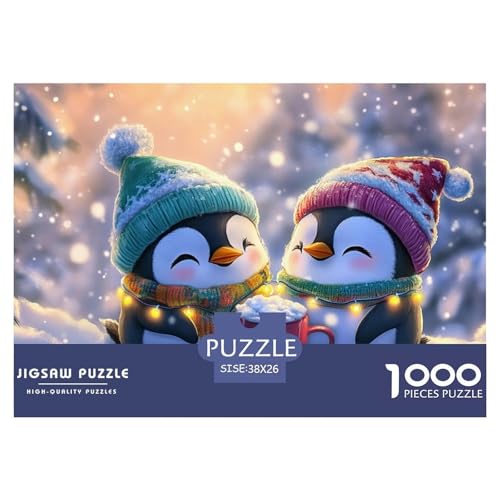 Pinguin1000Teile PuzzlesTiere Für Erwachsene Und Kinder Ab 14 Jahren Familienspiele Herausfordernde Für DekoRatteive Geschenke38x26cm/1000pcs von TFEDACVSS