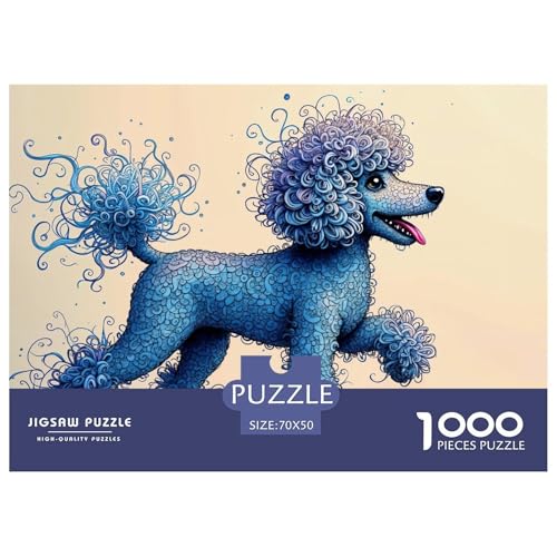 Poodle1000Teile PuzzlesTiere Für Erwachsene Und Kinder Ab 14 Jahren Familienspiele Herausforderndes Für DekoRatteive Geschenke70x50cm/1000pcs Poodle1000Teile PuzzlesTiere Für Erwachsene Und Kinder Ab 14 Jahren Familienspiele Herausforderndes Für DekoRatteive Geschenke70x50cm/1000pcs von TFEDACVSS