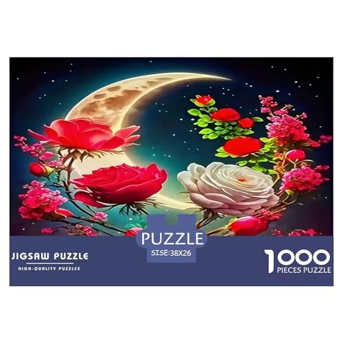 Rose1000Stück PuzzlesBlumen Für Erwachsene Kinder Pädagogisches StressabbauSpielzeug Denksport Für Dekorative Geschenke38x26cm/1000pcs von TFEDACVSS