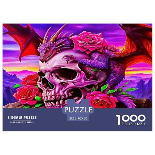 Rose1000Teile BuntePuzzles Blumen Für Erwachsene Kinder Einzigartige Spielzeug SchwerStressabbau Für Dekorative Geschenke70x50cm/1000pcs von TFEDACVSS