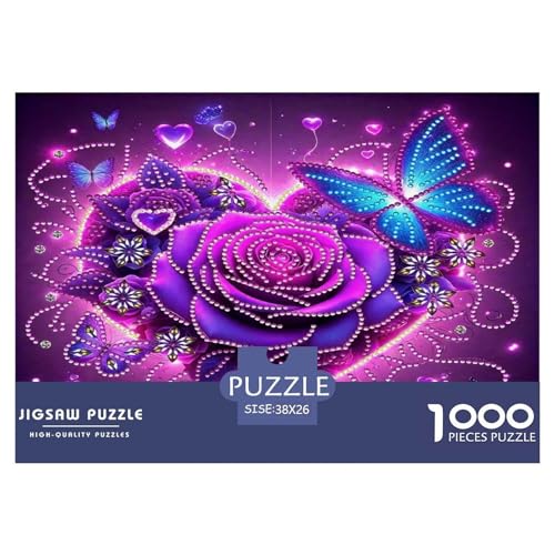 Rose1000Teile Schwierigesgroßes Puzzle Blumen Für Erwachsene Einzigartige Spielzeug SchwerStressabbau Für Dekorative Geschenke38x26cm/1000pcs Rose1000Teile Schwierigesgroßes Puzzle Blumen Für Erwachsene Einzigartige Spielzeug SchwerStressabbau Für Dekorative Geschenke38x26cm/1000pcs von TFEDACVSS
