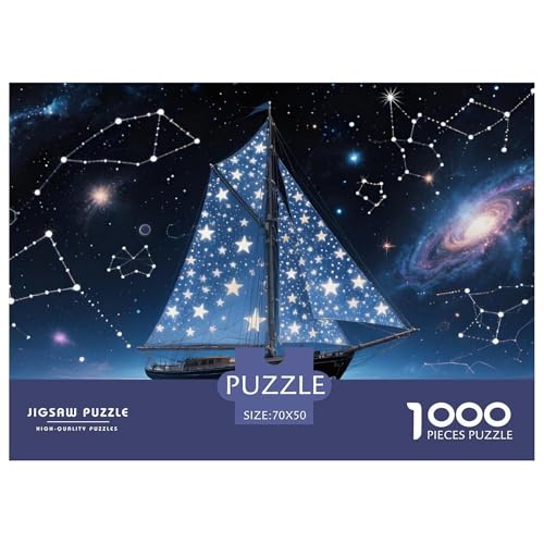 Schiff1000Teile PuzzlesSternenmeer Für Erwachsene Und Kinder Ab 14 Jahren Einzigartige Spielzeug SchwerStressabbau Moderne Porträts70x50cm/1000pcs von TFEDACVSS
