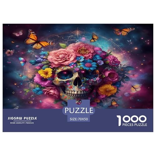 Skelett1000Stück Schwierigesgroßes Puzzle Halloween Skelett Für Erwachsene Kinder Pädagogisches StressabbauSpielzeug Denksport Moderne Porträts70x50cm/1000pcs von TFEDACVSS