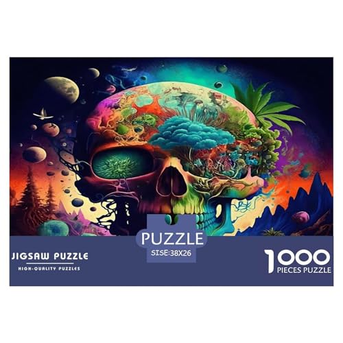Skelett1000Teile BuntePuzzles Halloween Skelett Für Erwachsene Kinder Einzigartige Spielzeug SchwerStressabbau Für Dekorative Geschenke38x26cm/1000pcs Skelett1000Teile BuntePuzzles Halloween Skelett Für Erwachsene Kinder Einzigartige Spielzeug SchwerStressabbau Für Dekorative Geschenke38x26cm/1000pcs von TFEDACVSS