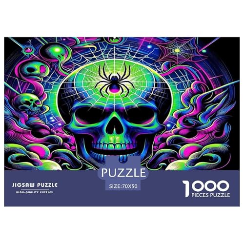 Skelett1000Teile BuntePuzzles Halloween Skelett Für Erwachsene Kinder Pädagogisches StressabbauSpielzeug Herausfordernde Für Dekorative Geschenke70x50cm/1000pcs Skelett1000Teile BuntePuzzles Halloween Skelett Für Erwachsene Kinder Pädagogisches StressabbauSpielzeug Herausfordernde Für Dekorative Geschenke70x50cm/1000pcs von TFEDACVSS