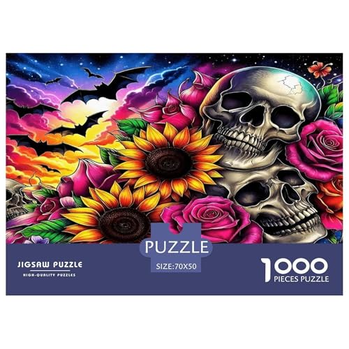 Skelett1000Teile BuntePuzzles Halloween Skelett Für Erwachsene Und Kinder Ab 14 Jahren Familienspiele Denksport Moderne Porträts70x50cm/1000pcs Skelett1000Teile BuntePuzzles Halloween Skelett Für Erwachsene Und Kinder Ab 14 Jahren Familienspiele Denksport Moderne Porträts70x50cm/1000pcs von TFEDACVSS