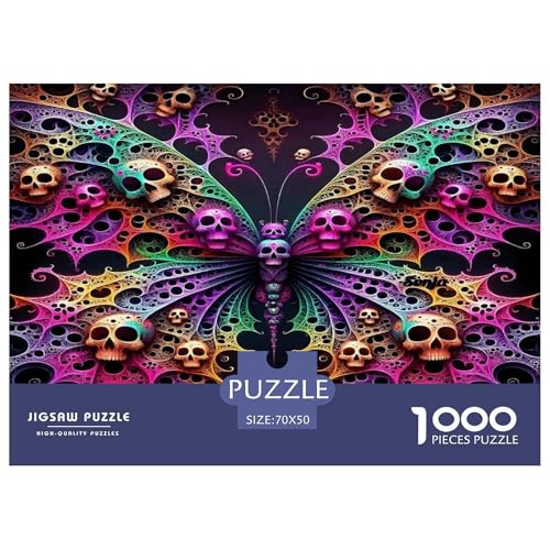Skelett1000Teile Puzzle Halloween Skelett Für Erwachsene Und Kinder Ab 14 Jahren Pädagogisches StressabbauSpielzeug Denksport Moderne Porträts70x50cm/1000pcs von TFEDACVSS