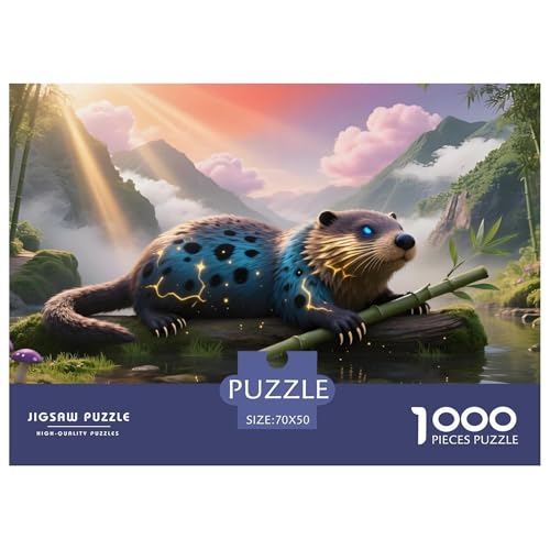 Tiere1000Teile PuzzlesWildtiere Für Erwachsene Einzigartige Spielzeug Denksport Für Dekorative Geschenke70x50cm/1000pcs von TFEDACVSS